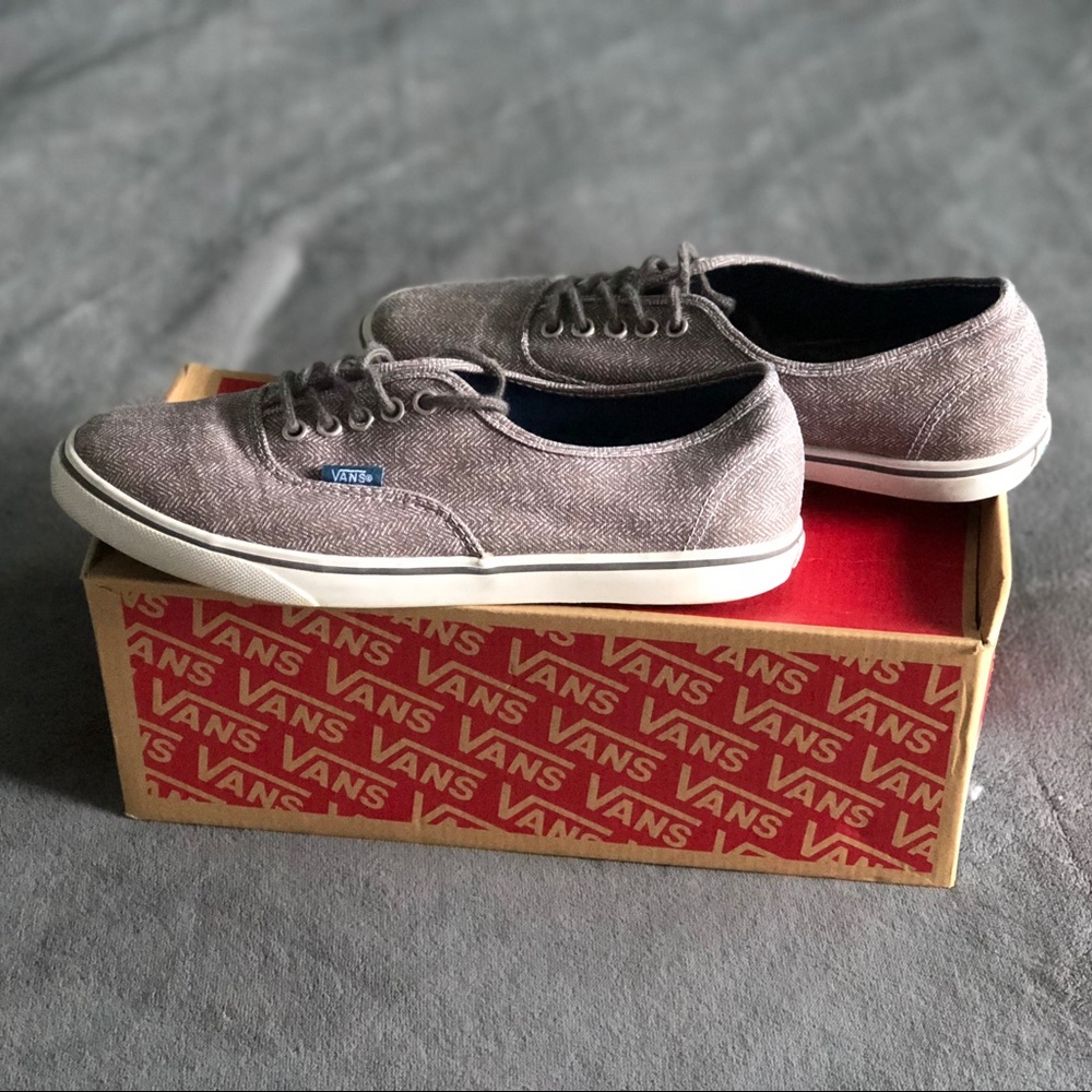 Worn authentic lo pro “castlerock” vans